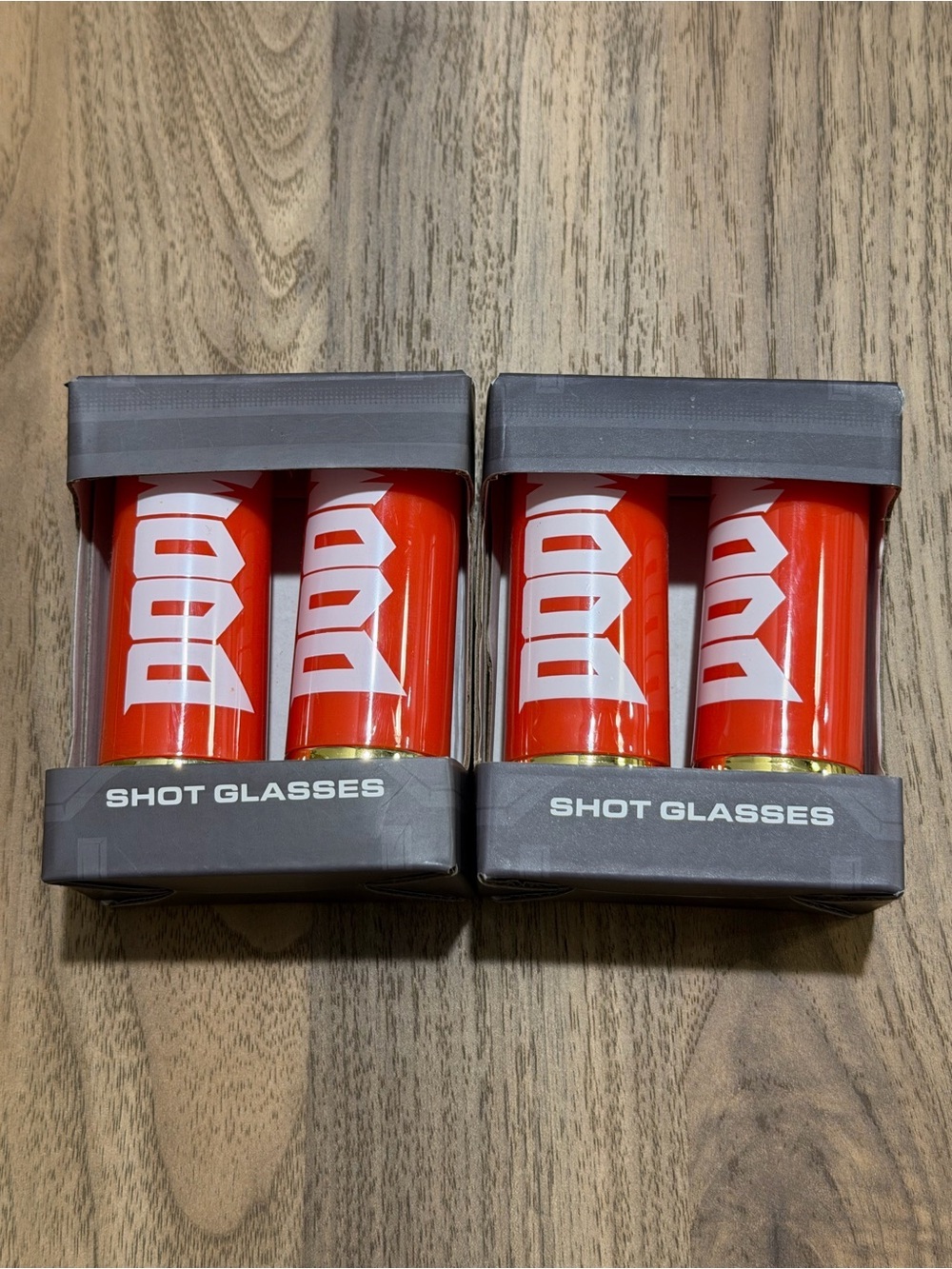 Doom Loot Crate Just Funky Set Of 4 Shotgun Shell Shot Glasses 2oz Collectible
